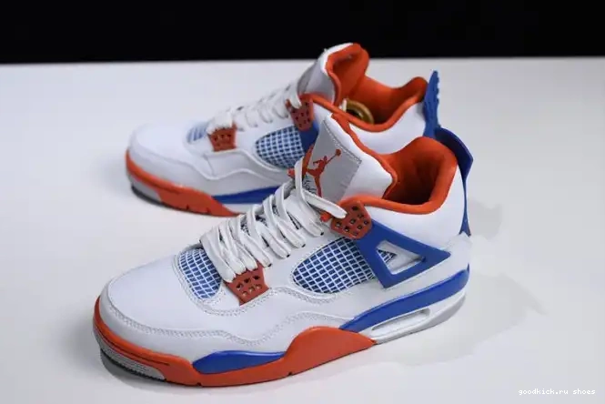 Cheap Air Jordan 308497-171 Bright Crimson-Royal 4 White Blue 0614